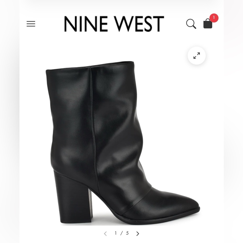 NWT Nine West Chaye Sloych Booties